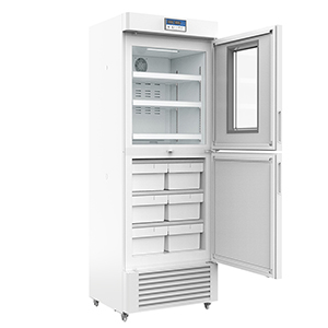 Double Door Lab Freezer and Combination Refrigerator